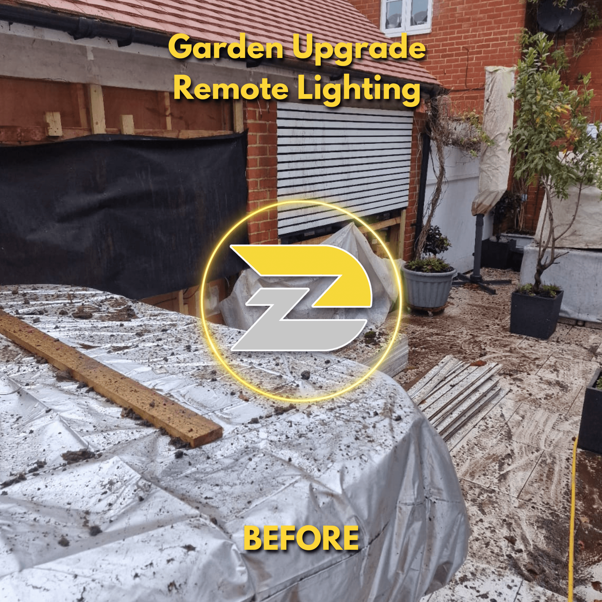 Outdoor garden lighting installation with ambient LED upgrades in Essex